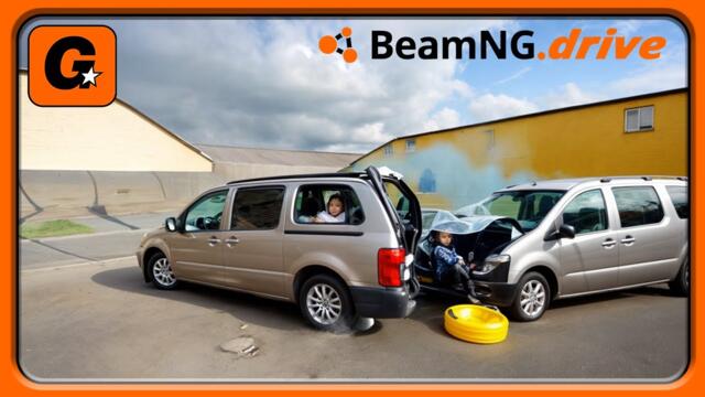 BeamNG Drive Real Life - Runway Gen 3 AI - Soccer Mom Parking Derby 🚗👩‍🍼