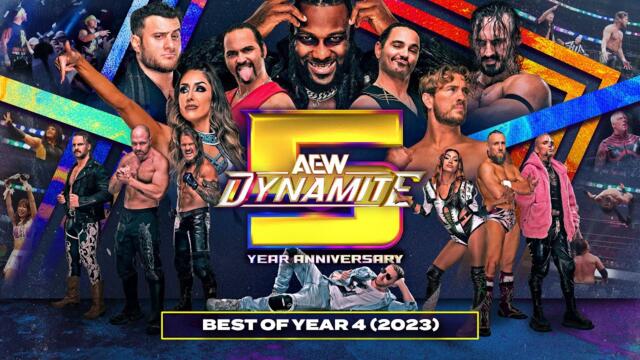 AEW Dynamite 5 Year Anniversary: Some of the BEST Dynamite moments from 2023 (Year 4)