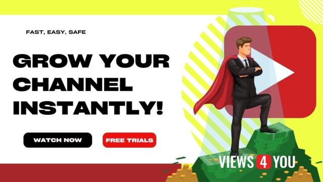 Buy YouTube Views from Views4You the Only Verified Growth Service Ever