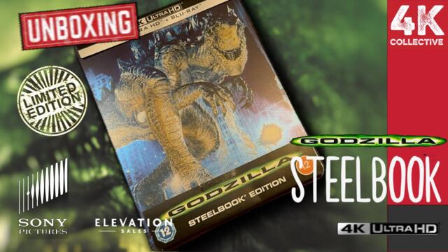 Godzilla 4k UltraHD Blu-ray steelbook Unboxing