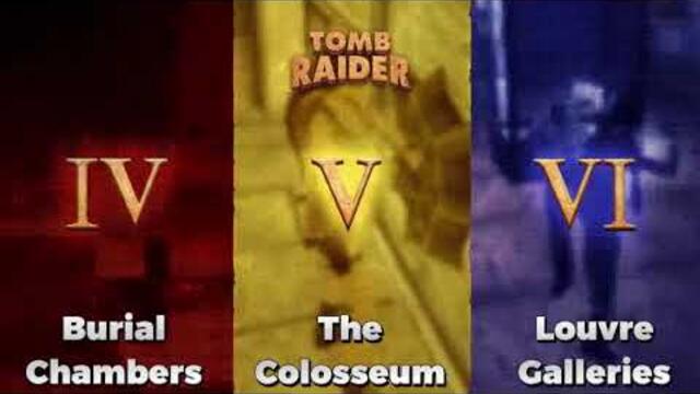 Tomb Raider IV - VI Remastered Announcement Trailer (with level names)