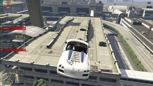 GTA V Speedrun | All Stunt Jumps in 21:51 (World Record)