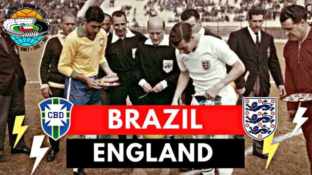 Brazil vs England 3-1 All Goals & Highlights ( 1962 World Cup )