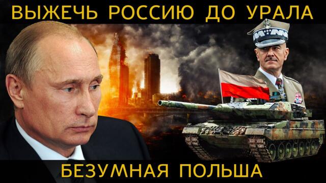СОШЛИ С УМА. ПОЛЬША готова ВЫЖЕЧЬ Россию до УРАЛА. О чем думает НАТО? ТРЕТЬЯ МИРОВАЯ ВОЙНА?