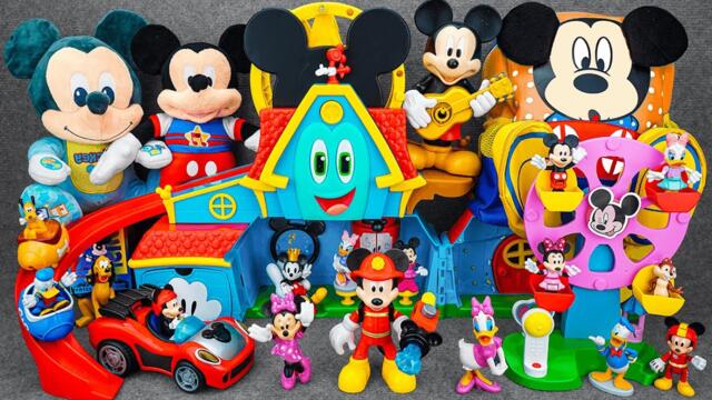 Satisfying with Unboxing Mickey Mouse Roller Coaster Jumbo Fun House Playset | Review Toys ASMR