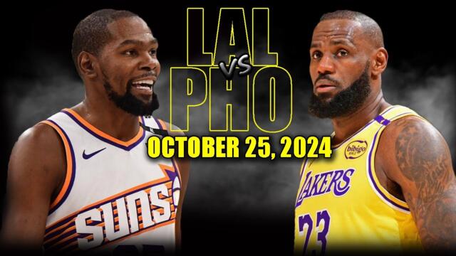 Los Angeles Lakers vs. Phoenix Suns Full Game Highlights - October 25, 2024 | 2024-25 NBA Season