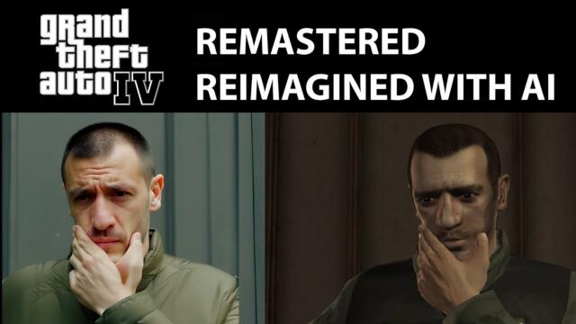 GTA 4 with ultra-realistic graphics Gen-3 video to video Runway Artificial AI