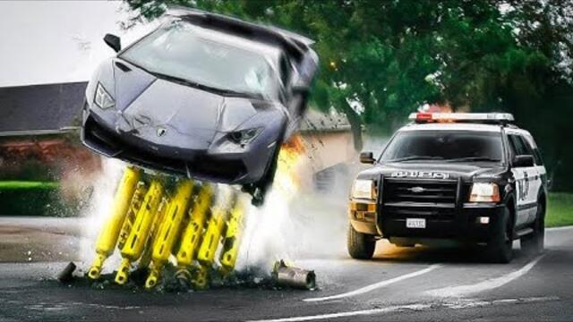 10 CRAZY WAYS POLICE STOP DANGEROUS CARS!