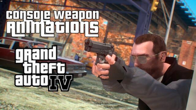 GTA IV Console Weapon Animations Mod - Kerplunk