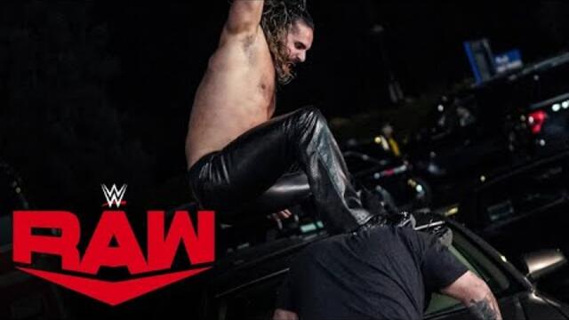 Seth “Freakin” Rollins and “Big” Bronson Reed engage in a parking lot brawl: Raw, Oct. 28, 2024