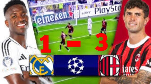 Real Madrid vs AC Milan (1-3) All Goals & Extended HIGHLIGHTS Full HD | UEFA Champions League 2024