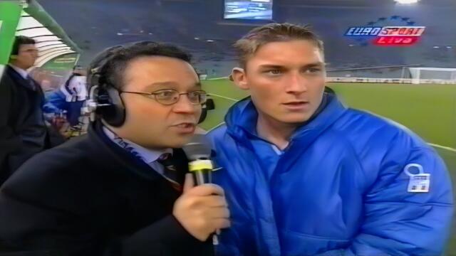 Legendary Show! Ronaldo & Zidane / Young Totti & Buffon (Italy 6-2 Rest of the World 1998 )