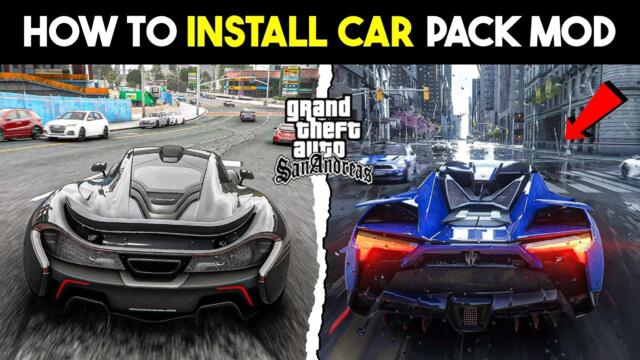 GTA Sa Car Pack Replaces All Cars - Super Cars Mod Pack For GTA San Andreas