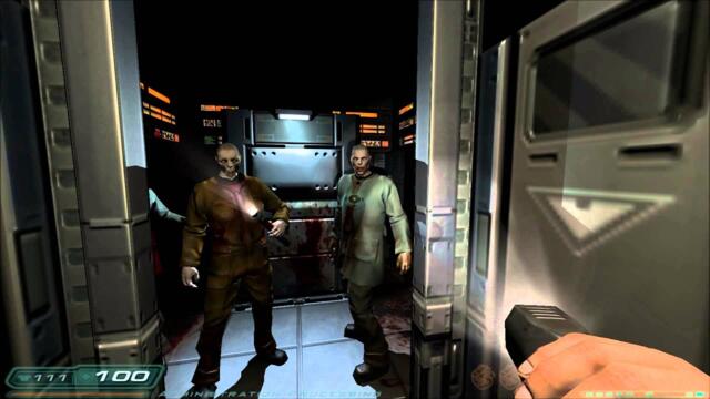 DOOM 3 A.I SO GOOD