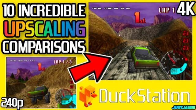 Enhanced PS1 Games That Look Stunning with DuckStation #ps1 #duckstation #emulator