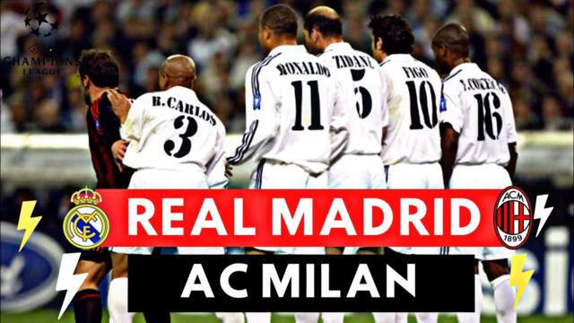 Real Madrid vs AC Milan 3-1 All Goals & Highlights ( 2003 UEFA Champions League )