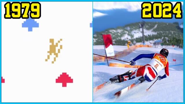 SKIING video games evolution [1979 - 2024]