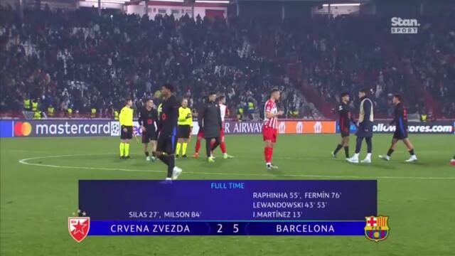 【FULL MATCH】 Crvena Zvezda vs. Barcelona | UEFA Champions League 2024/25