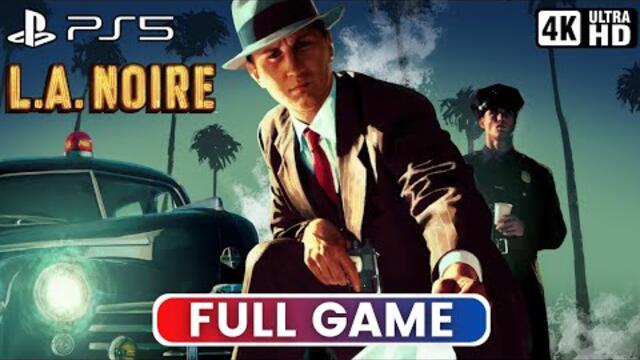 L.A. NOIRE | Full Game - 5 Stars (PS5 Gameplay 4K UHD)