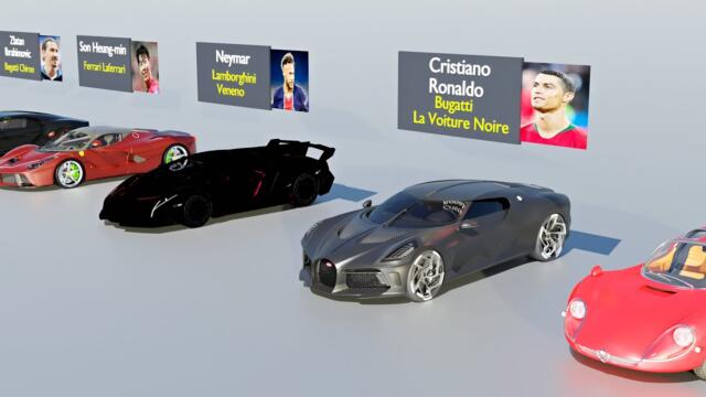 Most EXPENSIVE Car Of Famous Football Players $ 36,000,000