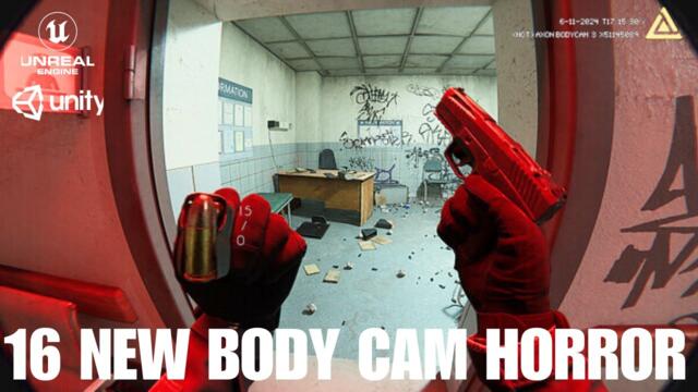 16 NEW BODY CAM HORROR GAMES THAT ARE REALSTIC AND TERRIFYING!