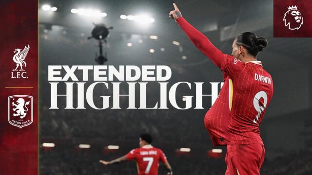 Extended Highlights: Liverpool 2-0 Aston Villa | Three Anfield wins in a week!