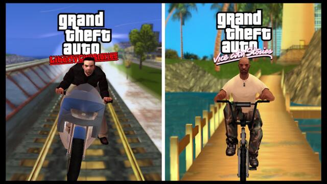 GTA Liberty City Stories vs GTA Vice City Stories - Physics and Details Comparison