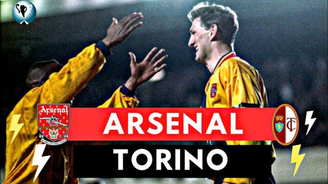 Arsenal vs Torino 1-0 All Goals & Highlights ( 1994 European Cup Winners' Cup )