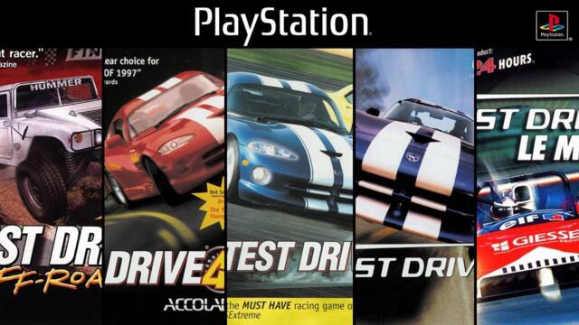 Test Drive Games for PS1