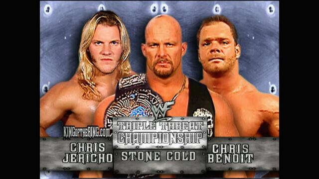 Story of Stone Cold vs. Chris Jericho vs. Chris Benoit | King Of The Ring 2001