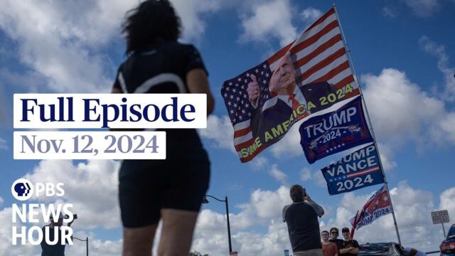 PBS News Hour live episode, Nov. 12, 2024