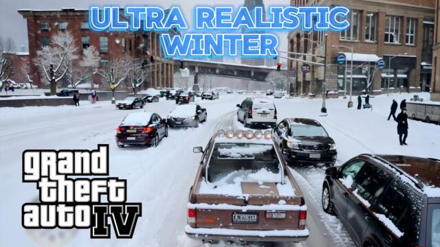 You Won’t Believe How Real GTA IV Looks - New York City AI Winter