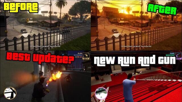 GTA Definitive Edition Looks So Much Better Now, New Update Released And Comparison, New Features