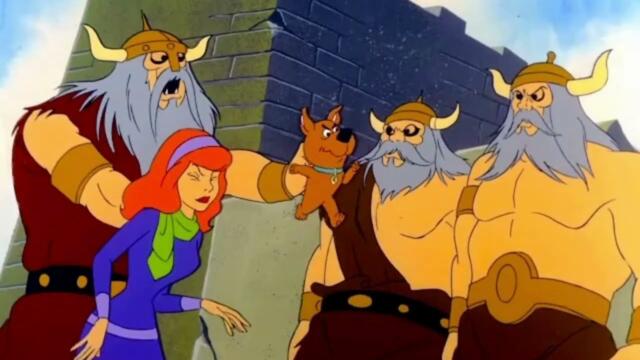 The New Scooby-Doo Mysteries l S01 l E01 l Scooby The Barbarian / No Sharking Zone l 1/5 l