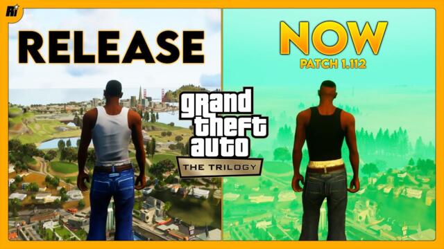 GTA Trilogy - Definitive Edition | Release vs Now (Patch 1.112)