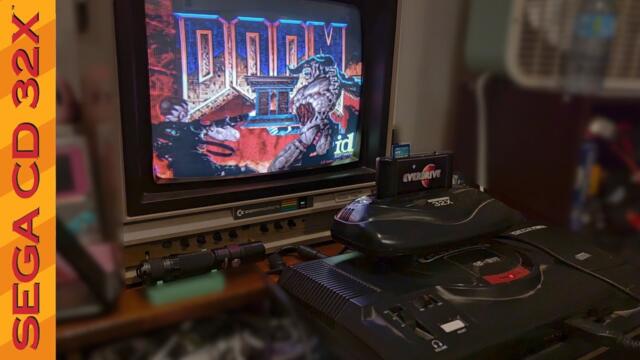 DooM II on the Sega CD 32X! (Doom CD32X Fusion)