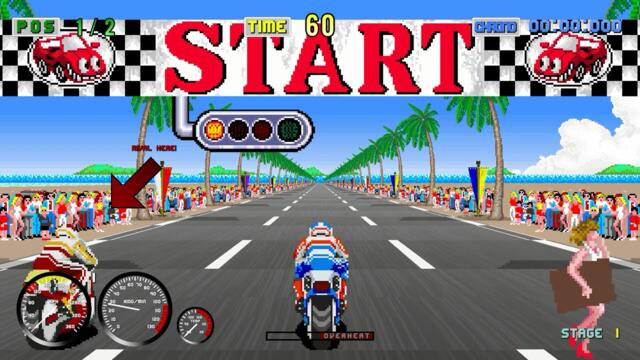 Turbo OutRun Reimagined v0.4.1: Riding the motorcycle