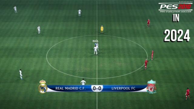 Real Madrid vs Liverpool Champions League Gameplay Pro Evolution Soccer 2010 in 2024