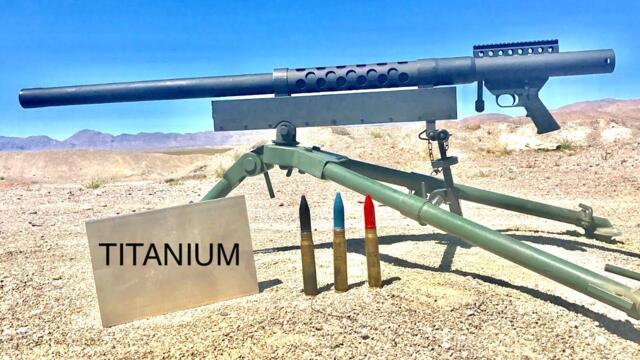 20MM VS TITANIUM - WILL TITANIUM STOP A CANNON?
