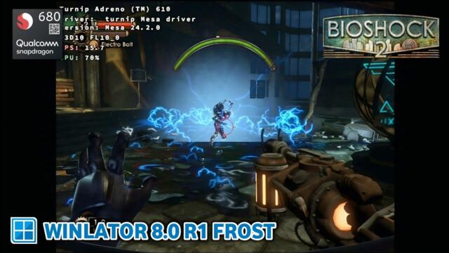 Winlator 8.0R1 Frost | BIOSHOCK 2 COMPLETE EDITION | Snapdragon 680