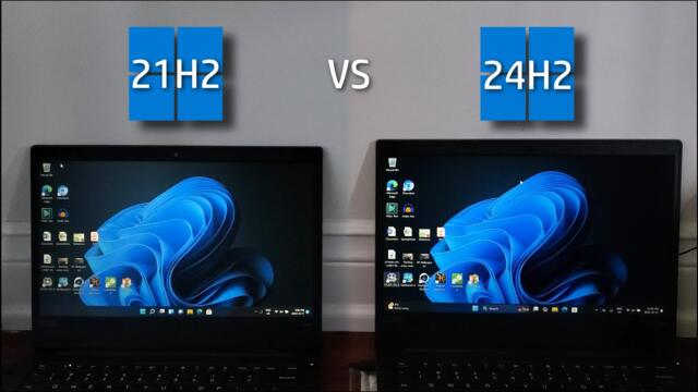 Windows 11 21H2 vs Windows 11 24H2 - SPEED TEST