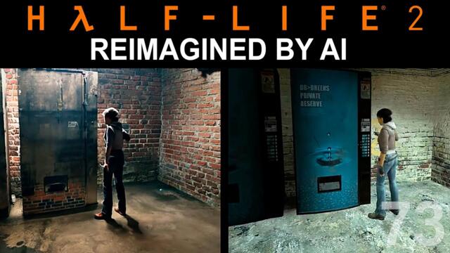 Half Life Reimagined By AI