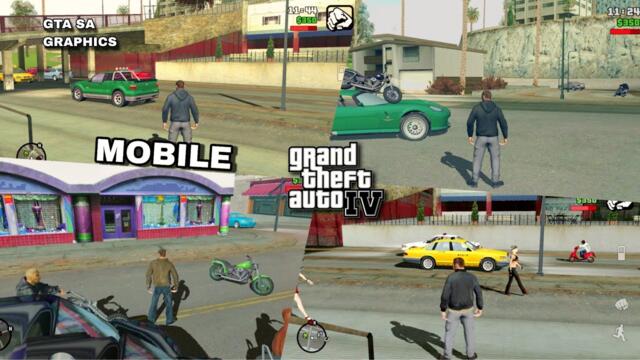 GTA 4 Graphics Modpack v4 for Android - GTA SA Gameplay