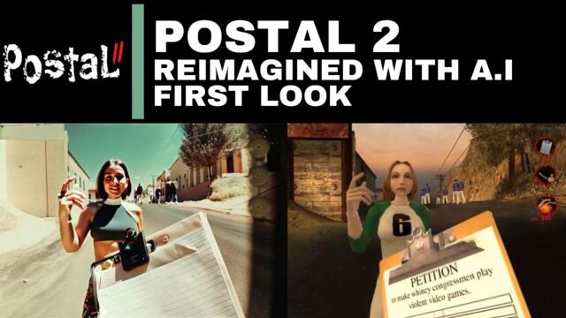 Postal 2 with ultra realistic graphics | Generative AI Real Life Graphics!