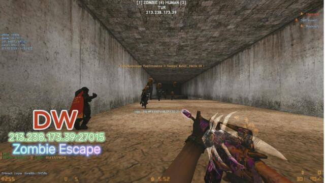 Counter-Strike 1.6: Zombie Escape Mod on Dawn Of Dead 🏹