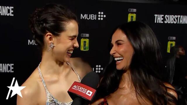 Demi Moore REACTS To Margaret Qualley Calling Her ‘F***ing Awesome’