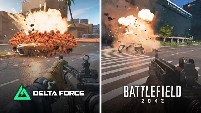 Delta Force vs Battlefield 2042 - Destruction Comparison