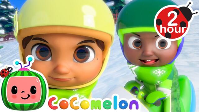 Cody and Nina Snowy Race 🏂🏾 CoComelon It's Cody Time | Nursery Rhymes & Kids Songs | After School