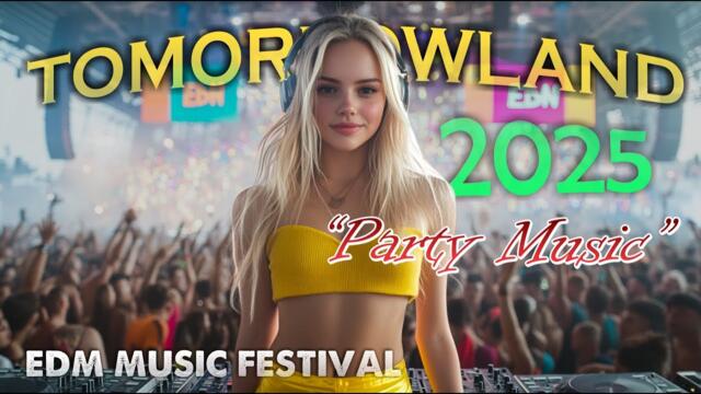 DJ REMIX MUSIC 2025 🔊 Tomorrowland 2025 🎧  Mashups & Remixes of Popular Songs 2025