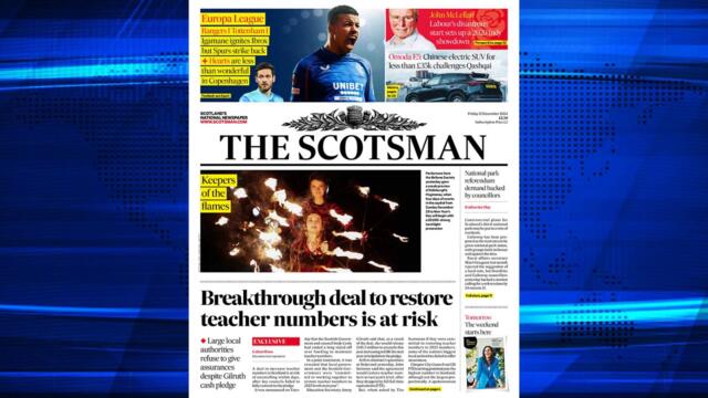 The Scotsman Bulletin Friday December 13 2024 #Strictly